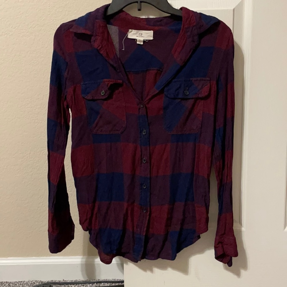 Plaid button up